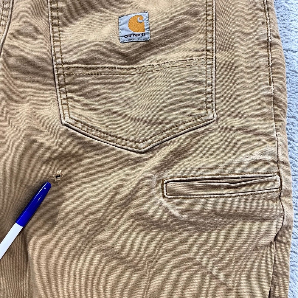 Carhartt Work Pants Mens 32x30* Rugged Flex Relaxed Fit Canvas Utility - Picture 3 of 12